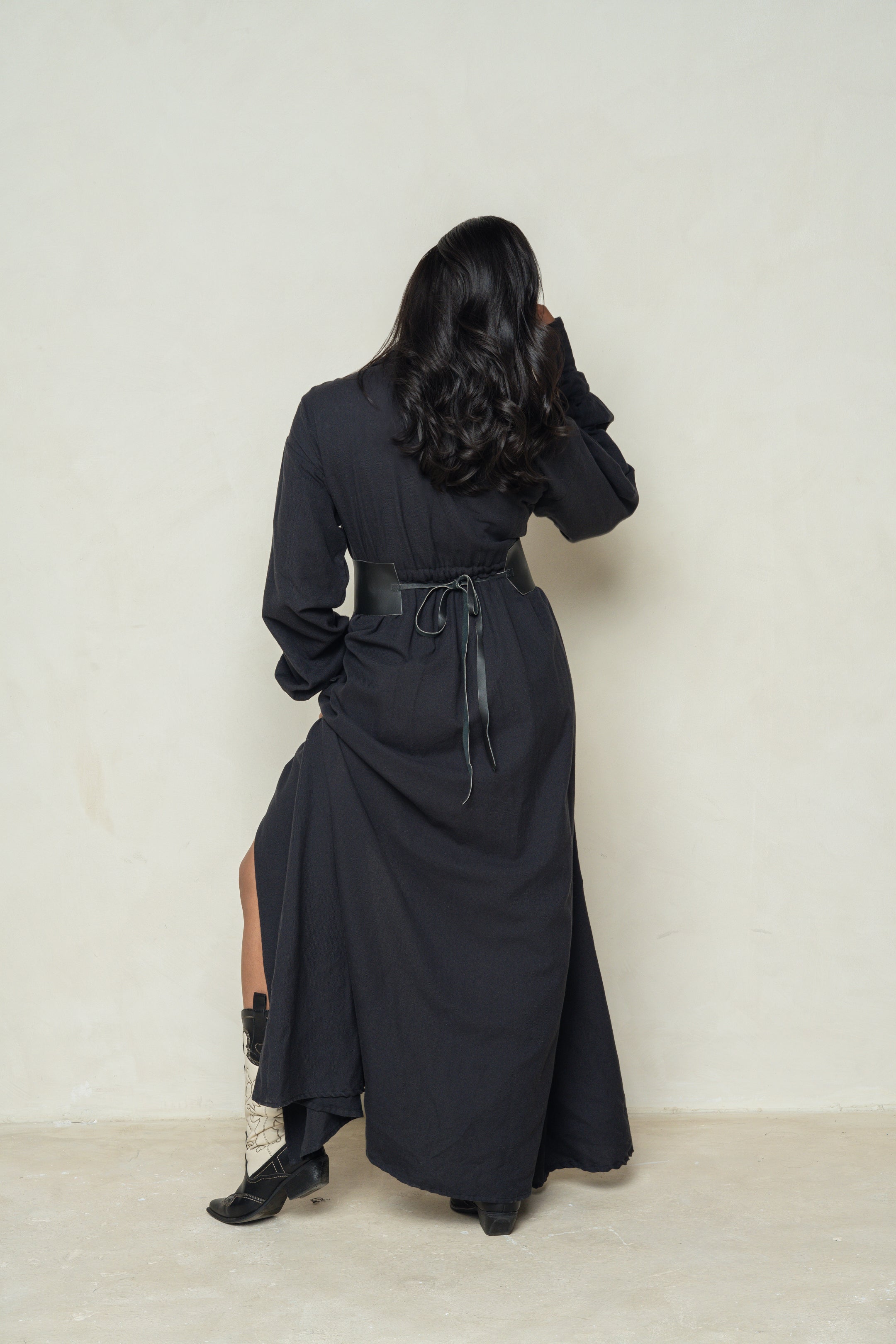 Dress | Black Cotton
