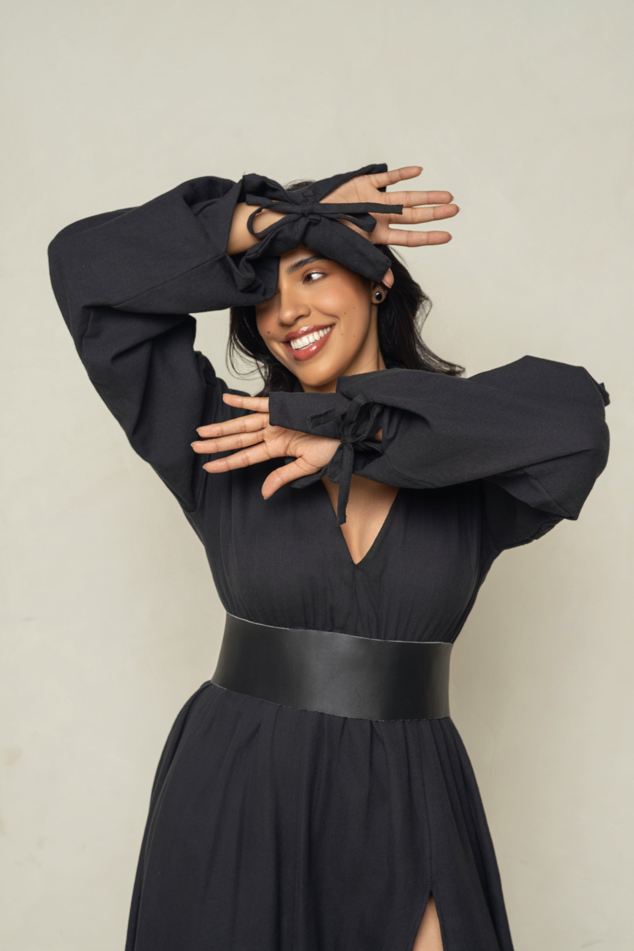 Dress | Black Cotton