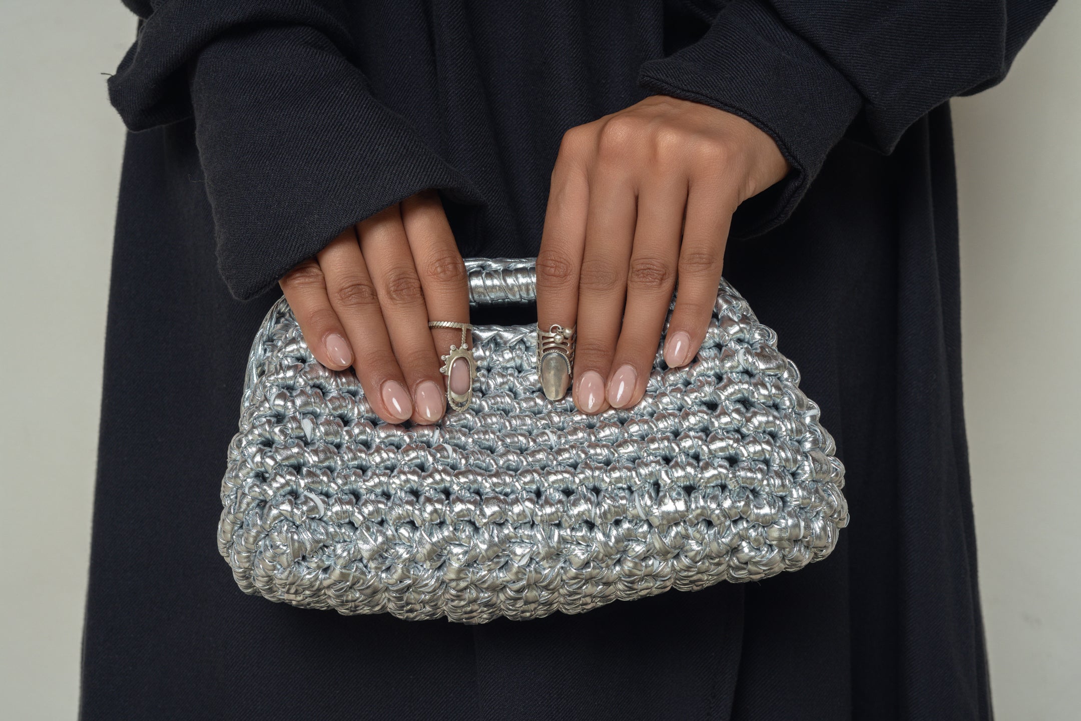 Alba Metallic Clutch | Mexico City