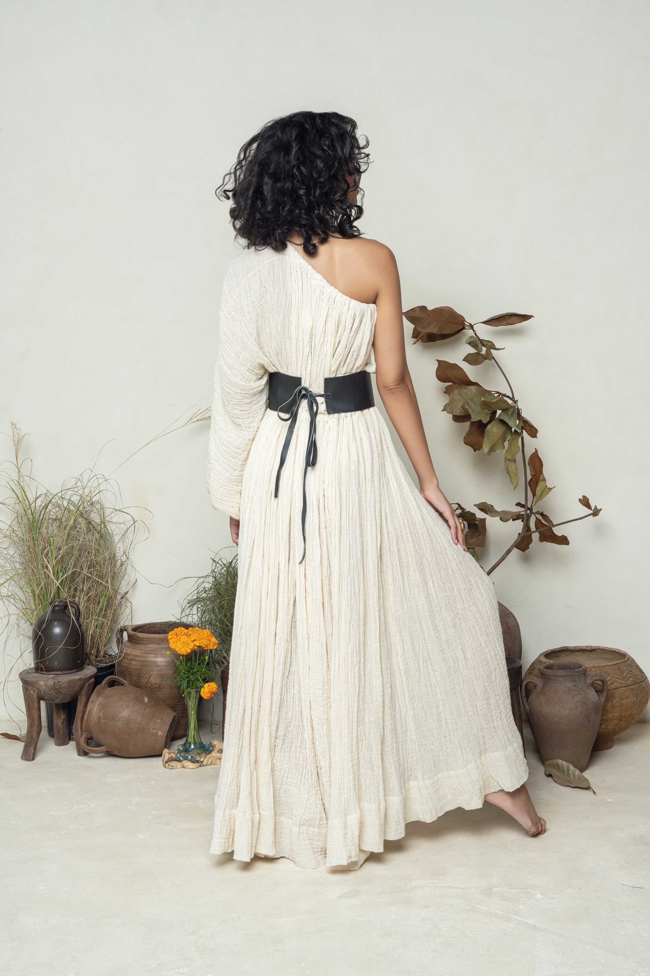 Selam One Shoulder Dress | Ethiopia