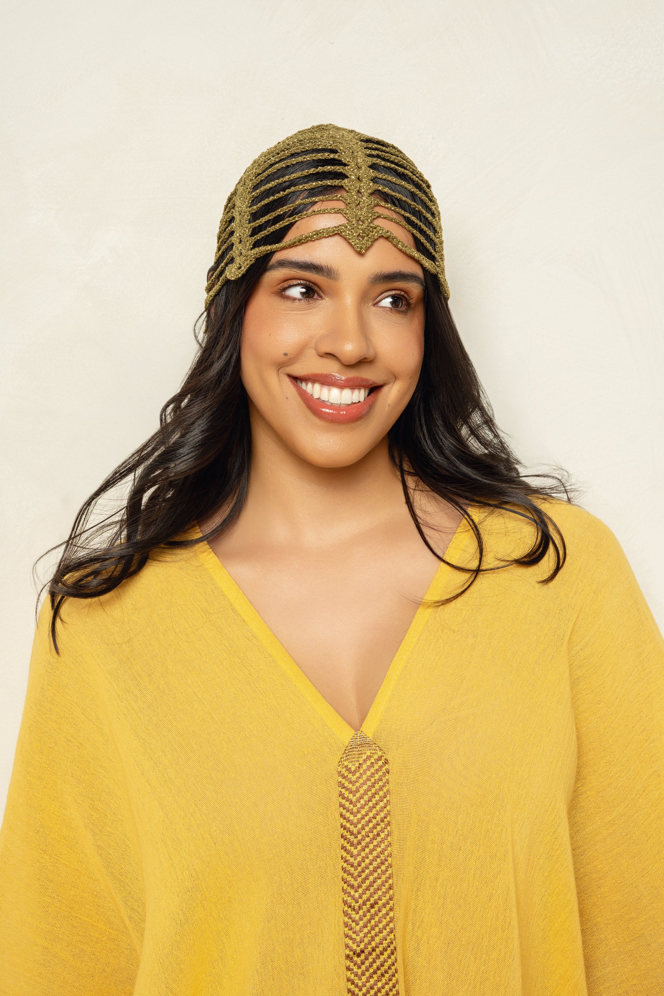 Paloma Gold Headpiece | Mexico City